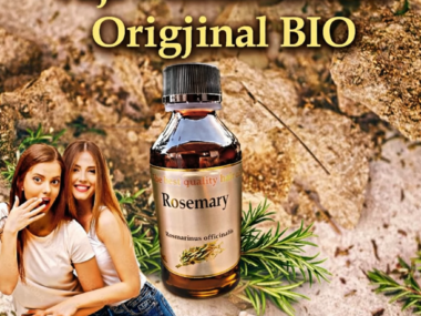 Vaj Rozmarine Origjinal BIO për Rritjen e Flokëve